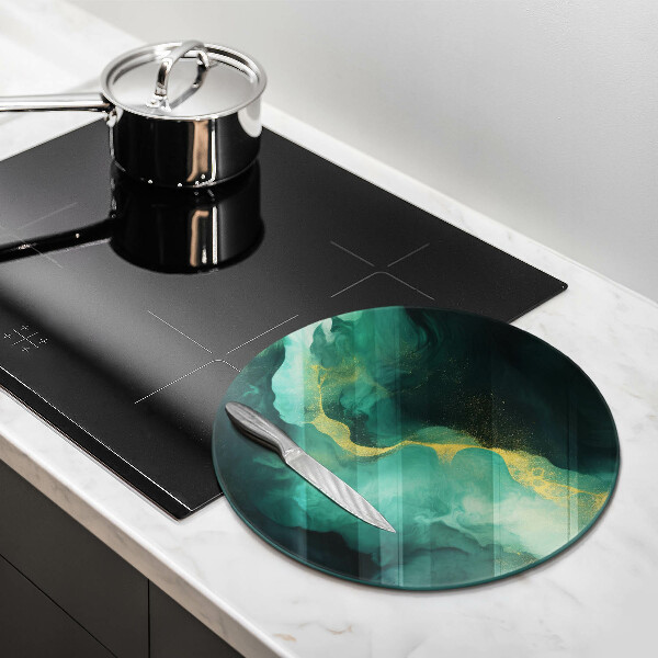 Kuchynská doska zo skla Fľaša zelená