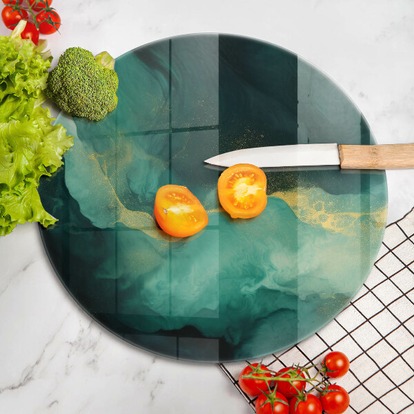 Kuchynská doska zo skla Fľaša zelená