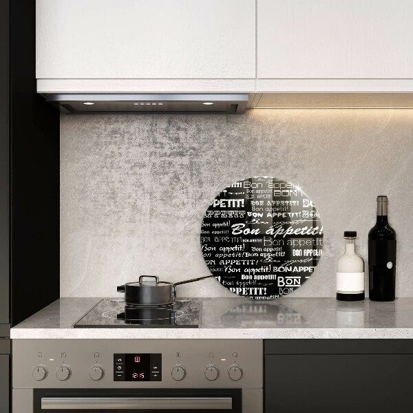 Kuchynská doska zo skla Kuchynské titulky Bon Appetit
