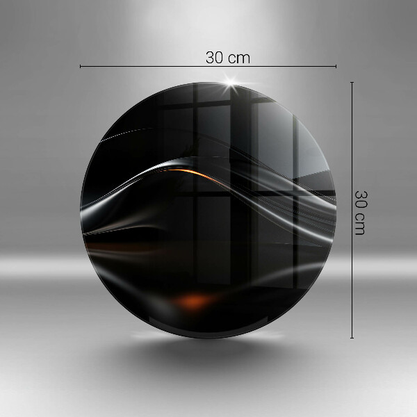 Kuchynská doska zo skla Abstraktný 3D dizajn