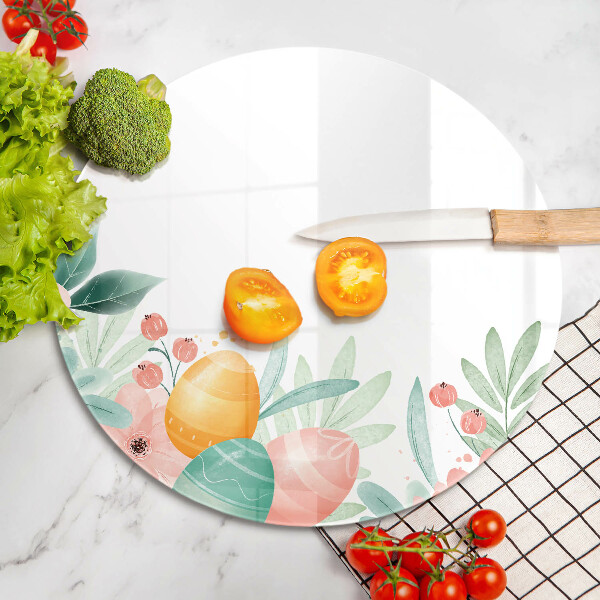 Kuchynská doska zo skla veľkonočné vajíčka