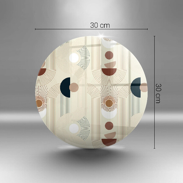 Kuchynská doska zo skla Boho geometrické tvary