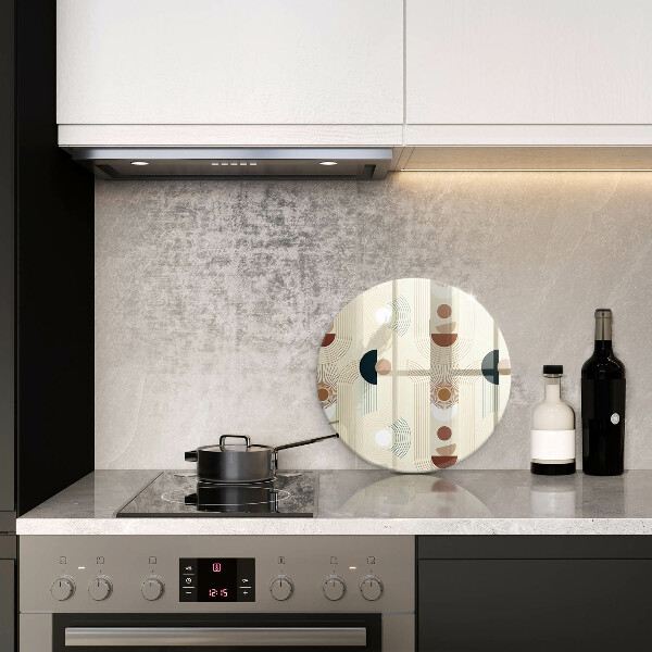 Kuchynská doska zo skla Boho geometrické tvary