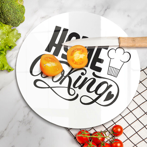 Kuchynská doska zo skla Home cooking