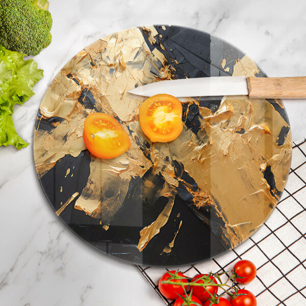 Kuchynská doska zo skla Elegantná textúra laku