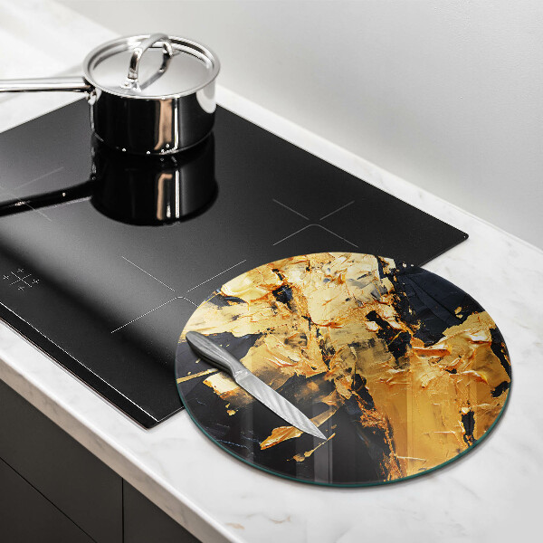 Kuchynská doska zo skla Elegantná textúra laku