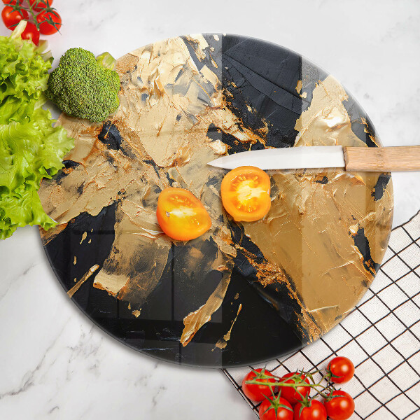 Kuchynská doska zo skla Elegantná textúra laku