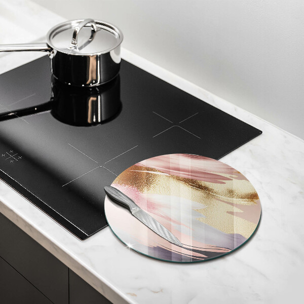 Kuchynská doska zo skla Pastelové škvrny