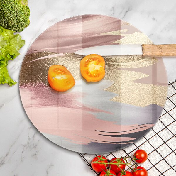 Kuchynská doska zo skla Pastelové škvrny