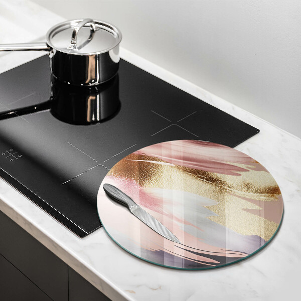 Kuchynská doska zo skla Pastelové škvrny