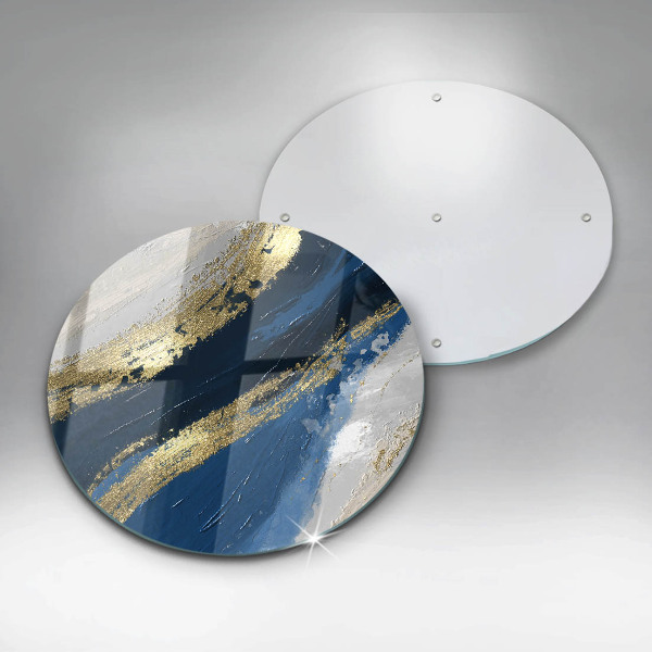 Kuchynská doska zo skla Textúra so zlatom