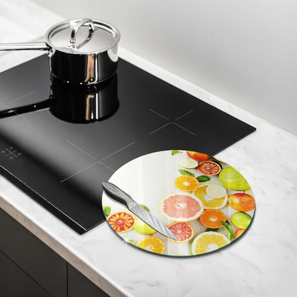 Kuchynská doska zo skla Citrusové ovocie