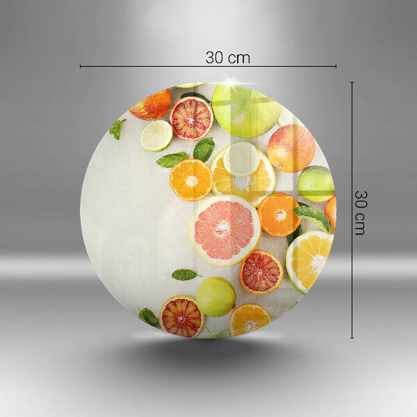 Kuchynská doska zo skla Citrusové ovocie