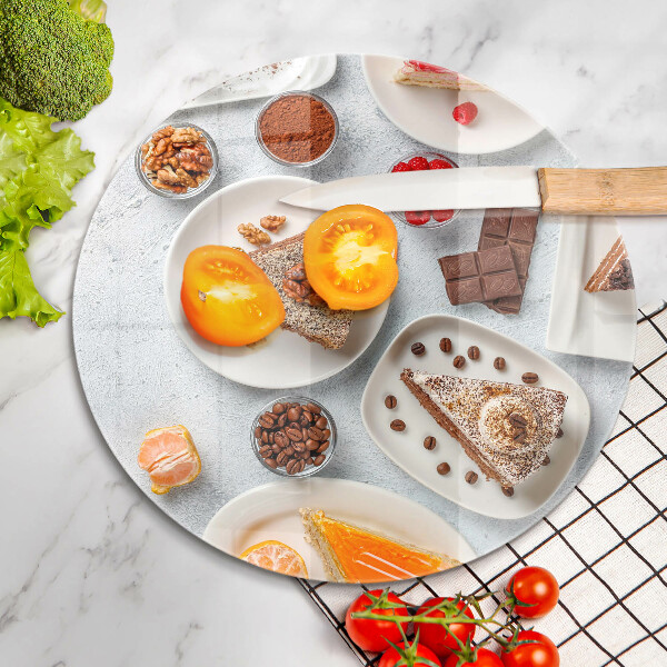 Kuchynská doska zo skla Sladkosť koláča