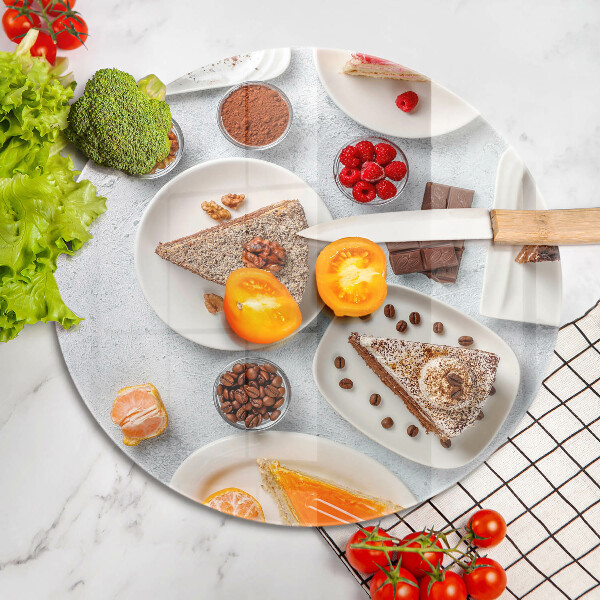 Kuchynská doska zo skla Sladkosť koláča