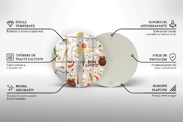 Kuchynská doska zo skla Kuchyňa ilustrácie