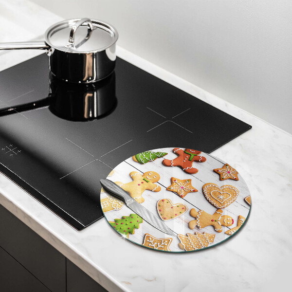 Kuchynská doska zo skla Vianočné perníčky