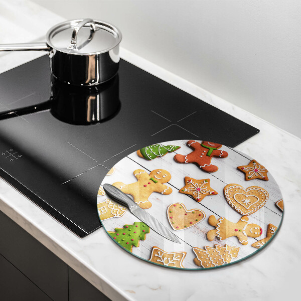 Kuchynská doska zo skla Vianočné perníčky