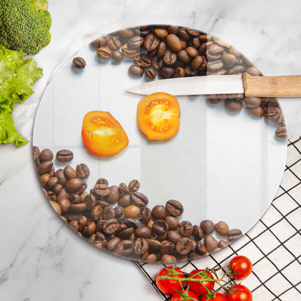 Kuchynská doska zo skla Kávové zrná