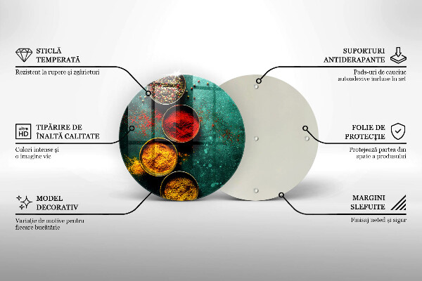 Kuchynská doska zo skla Orientálne korenie