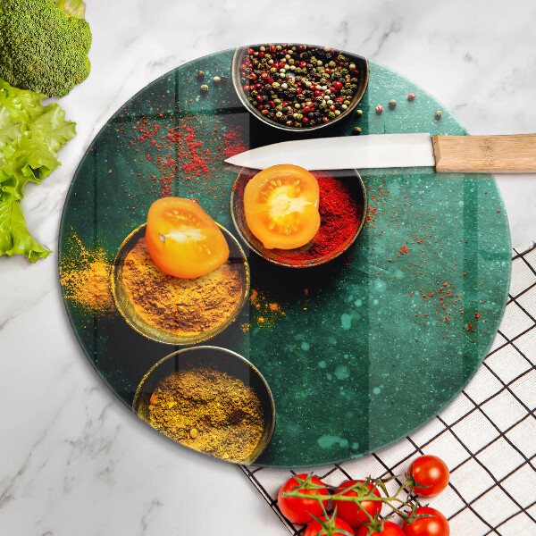 Kuchynská doska zo skla Orientálne korenie