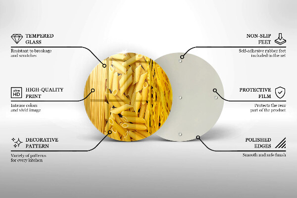 Kuchynská doska zo skla Cestoviny