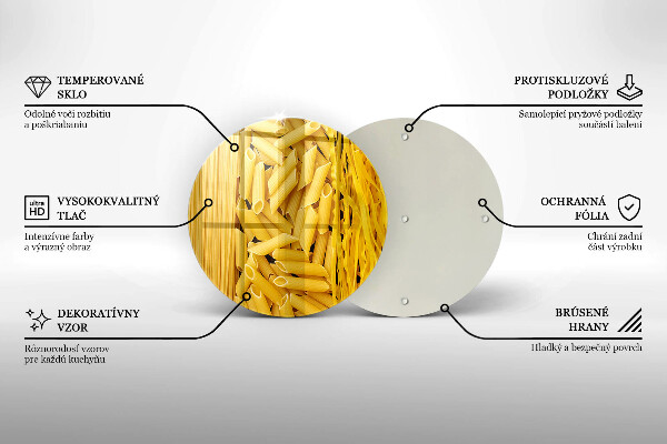 Kuchynská doska zo skla Cestoviny