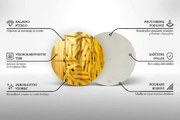 Kuchynská doska zo skla Cestoviny