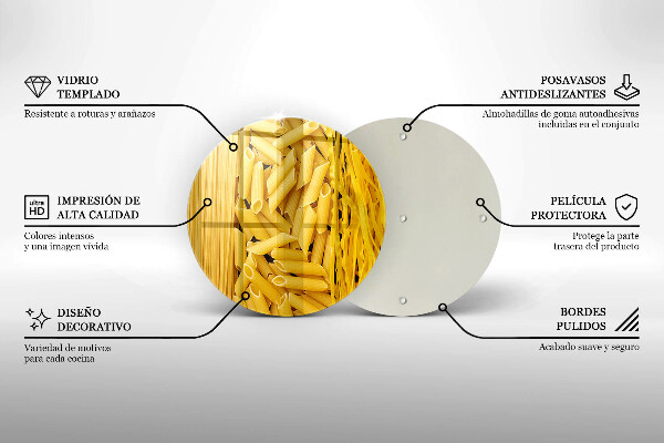 Kuchynská doska zo skla Cestoviny