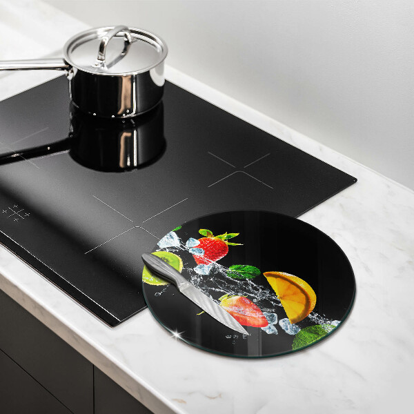 Kuchynská doska zo skla Ovocie vo vode