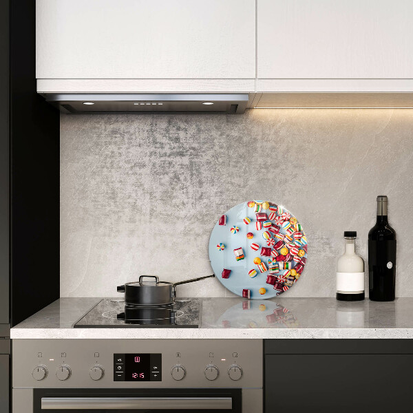 Kuchynská doska zo skla Farebné cukríky