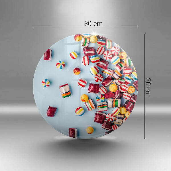 Kuchynská doska zo skla Farebné cukríky