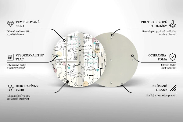 Kuchynská doska zo skla Kuchynské doplnky