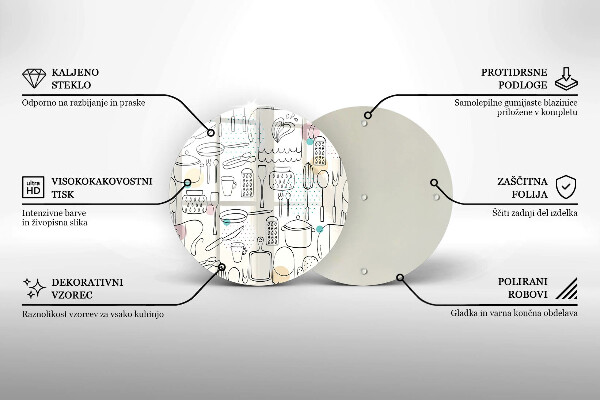 Kuchynská doska zo skla Kuchynské doplnky