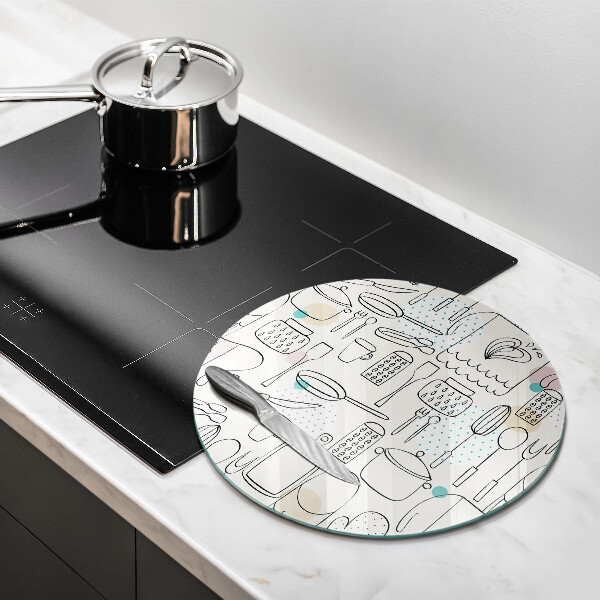 Kuchynská doska zo skla Kuchynské doplnky