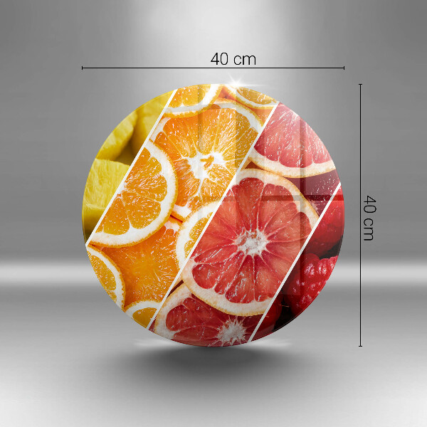 Kuchynská doska zo skla Farebné ovocie