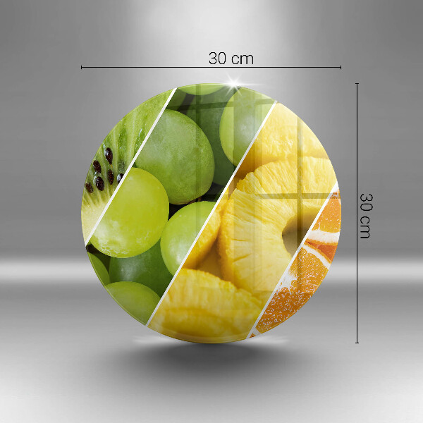 Kuchynská doska zo skla Farebné ovocie