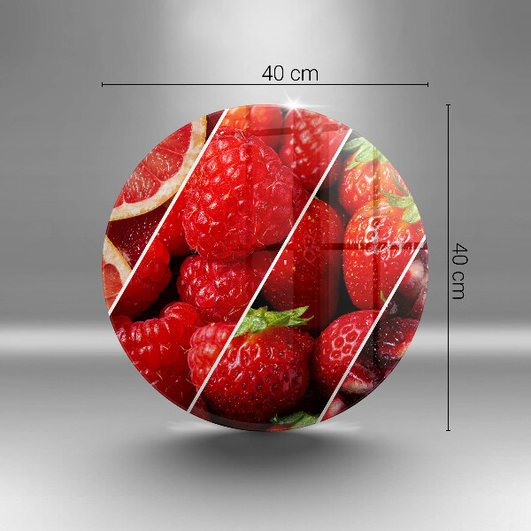 Kuchynská doska zo skla Farebné ovocie
