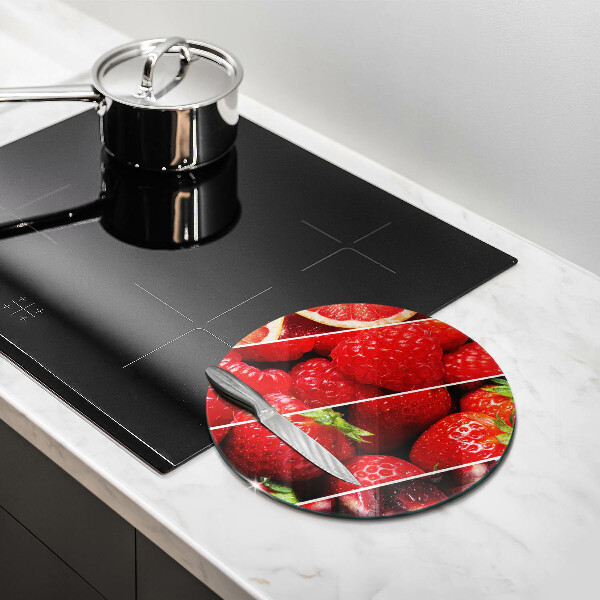 Kuchynská doska zo skla Farebné ovocie