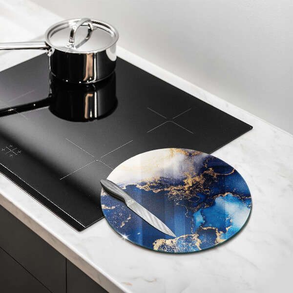 Kuchynská doska zo skla Elegantné pozadie a zlato