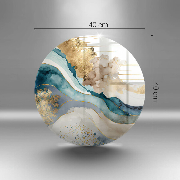 Kuchynská doska zo skla Farebný mramor