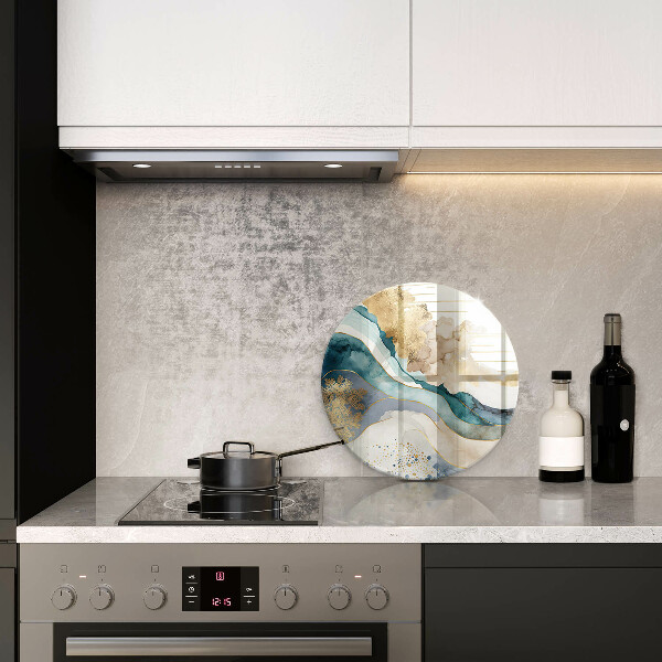 Kuchynská doska zo skla Farebný mramor