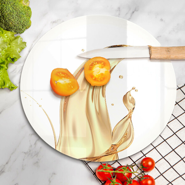 Kuchynská doska zo skla olivový olej