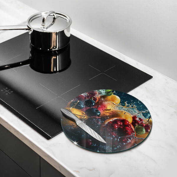 Kuchynská doska zo skla Ovocie vo vode