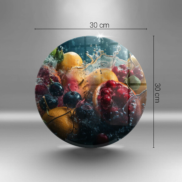 Kuchynská doska zo skla Ovocie vo vode