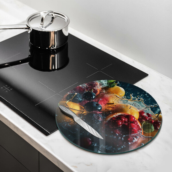 Kuchynská doska zo skla Ovocie vo vode