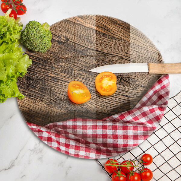 Kuchynská doska zo skla Drevený stôl