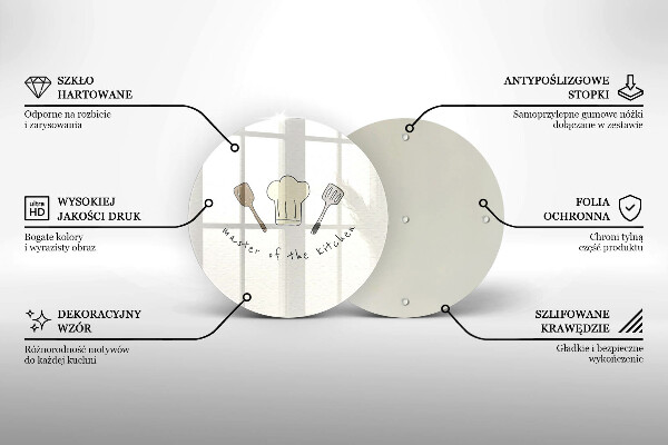 Kuchynská doska zo skla Master of the Kitchen