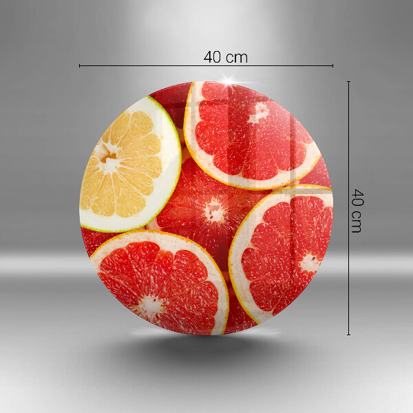 Kuchynská doska zo skla Plátky grapefruitu