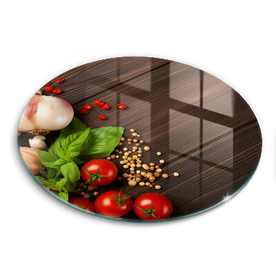 Kuchynská doska zo skla Zelenina na stole